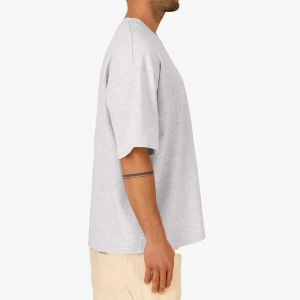 YTWOO YTWOO Heavy Weight Boxy T-Shirt, Cool heather grey, – Produktbild 4 von 4