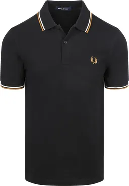 Fred Perry Fred Perry Polo Twin Tipped M3600 Schwarz P69 - Größe M – Produktbild 1 von 1