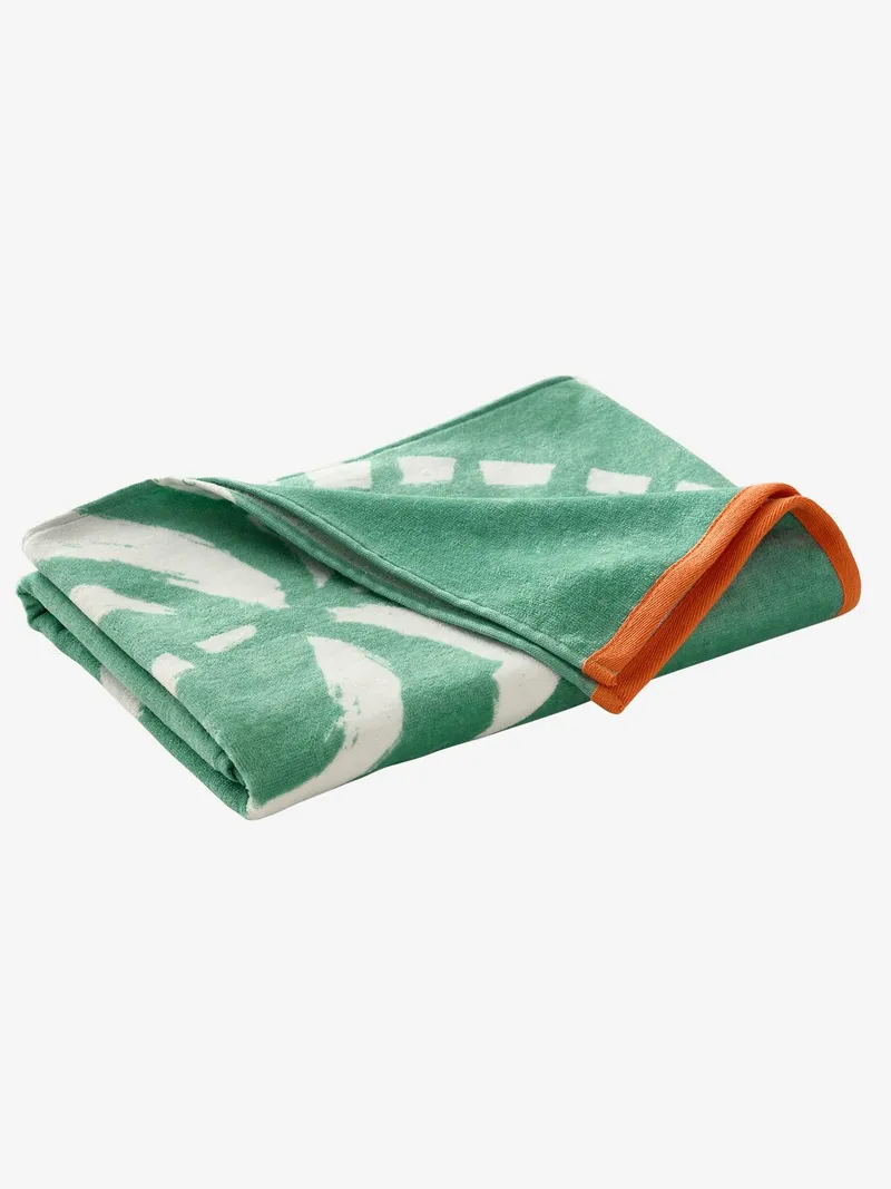 Vertbaudet Kinder Badetuch Strandtuch personalisierbar, Mintgrün, – Produktbild 3 von 3