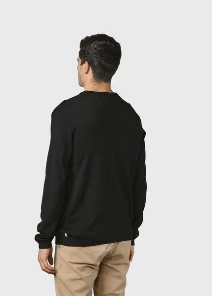 Klitmøller Collective Klitmøller Collective Merino-Strickpullover - Mens Basic Merino Wool - mulesingfrei, Schwarz (black), – Produktbild 3 von 4