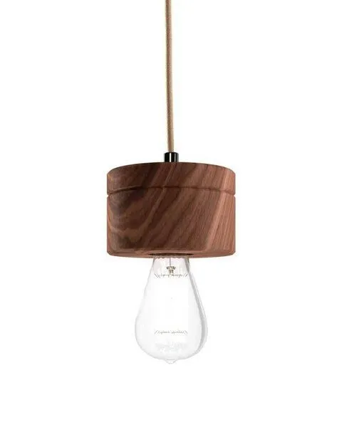 ALMUT von Wildheim ALMUT von Wildheim Pendelleuchte Walnussholz, dimmbar, Walnuss natur, – Produktbild 2 von 4