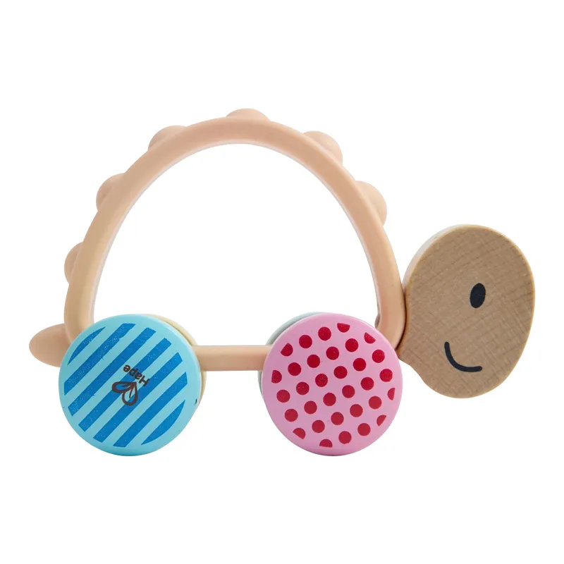 Hape Hape Schiebespielzeug Rennschildkröte Rike, Mehrfarbig, – Produktbild 3 von 3