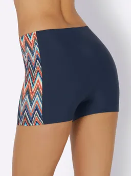 feel good Bikini-Hose marine-bunt-bedruckt – Produktbild 1 von 1