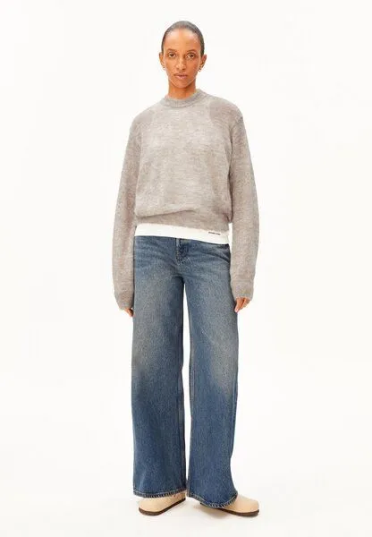 ARMEDANGELS ARMEDANGELS MOHAIR BLEND Damen Strickpullover aus Mohair-Mix, Honey melange, – Produktbild 5 von 5