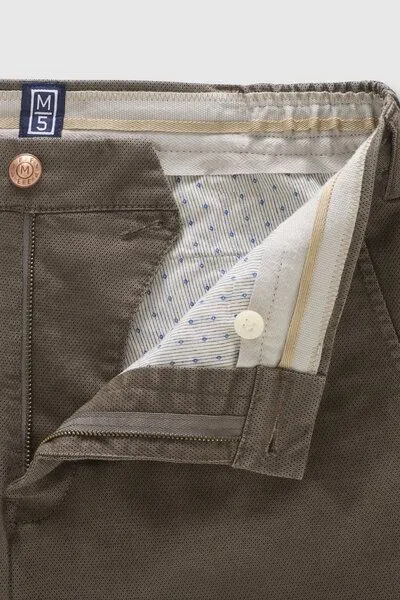 M 5 BY MEYER M 5 BY MEYER Sportliche Chino in Micro Struktur, Braun (stone), – Produktbild 7 von 8