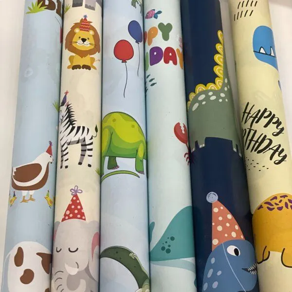 Fines Papeterie Fines Papeterie Geschenkpapier BIRTDAY Edition für Kinder 3m auf Rolle 300x47 cm verschiedene Motive – Produktbild 7 von 8