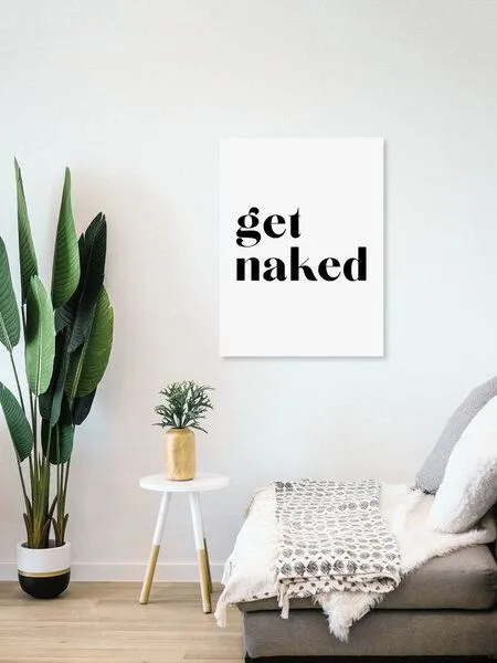 Photocircle Photocircle Poster / Leinwandbild - Get Naked No6 – Produktbild 4 von 4