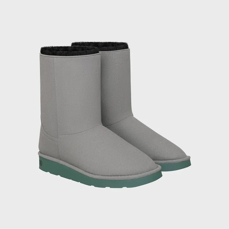 New Orchard New Orchard Damen vegan Stiefel Classic Medium Hellgrau Grün, Grau, – Produktbild 2 von 2