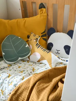 Vertbaudet 3er-Set Deko-Kissen PANDAFREUNDE Kinderzimmer – Produktbild 1 von 1
