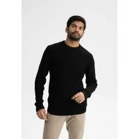MELA MELA Strickpullover Style RAVI aus 100% Bio-Baumwolle, Schwarz, – Produktbild 1 von 1