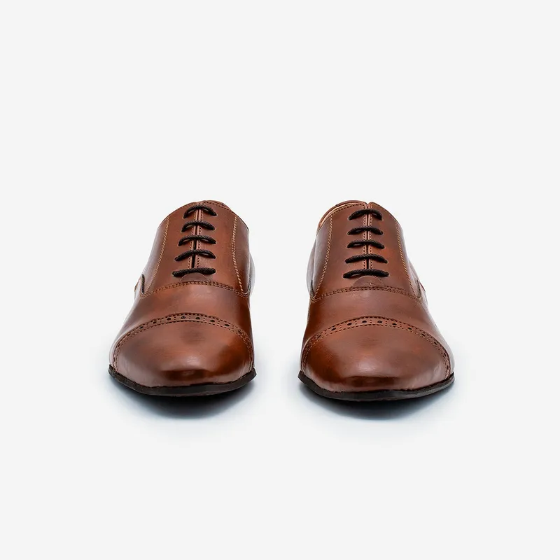 COG COG Herren vegan Schuhe Watson Glasiert, Braun, – Produktbild 2 von 2