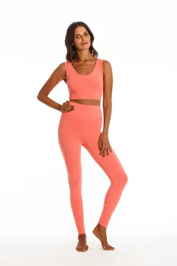 RAVENS VIEW IBIZA RAVENS VIEW IBIZA Damen vegan Yoga Top Koralle Rosa – Produktbild 1 von 1