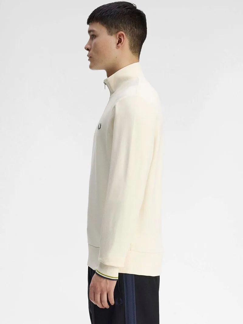 Fred Perry Fred Perry Half Zip Pullover Ecru 46A - Größe XL, Beige, – Produktbild 5 von 5