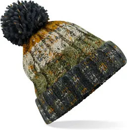 Beechfield Beechfield Bommelmütze Corkscrew Pom Pom Beanie Wintermütze – Produktbild 1 von 1
