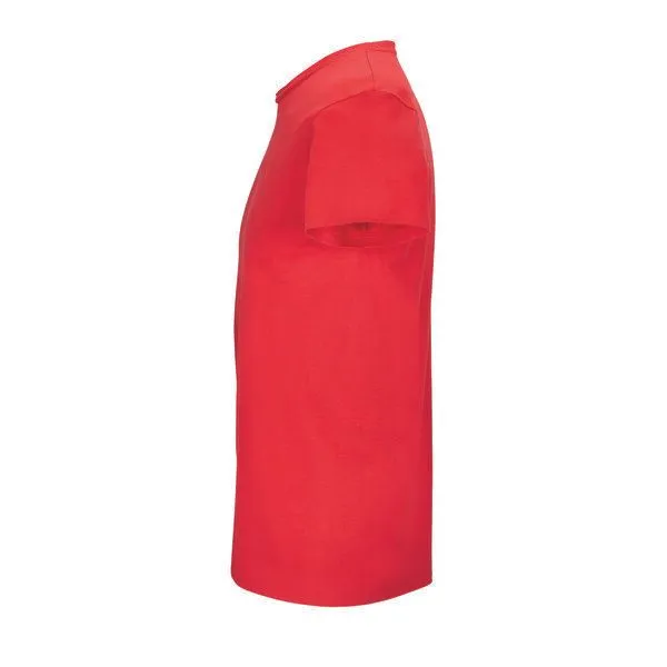 Sol's Sol's Unisex T-Shirt Rundhals teilweise bis 50% Recycelte Baumwolle, Rot (bright), – Produktbild 3 von 3