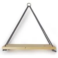 Gary Mash GARY MASH Wandregal Triangle mit Baumwollkordel, Grau, – Produktbild 1 von 1