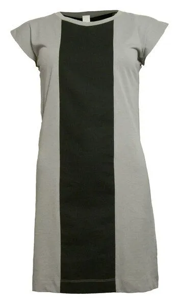 FORMAT FORMAT PLUM dress, Grau-schwarz, – Produktbild 2 von 4