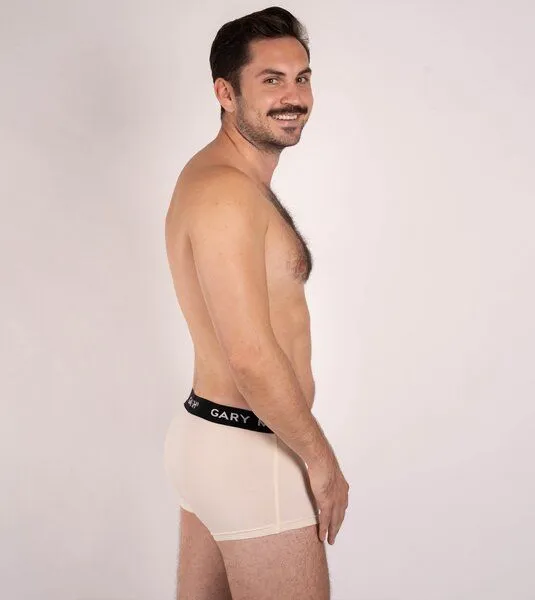 Gary Mash GARY MASH 2er-Set Bio Herren Boxerpanties, Ivory, – Produktbild 2 von 4