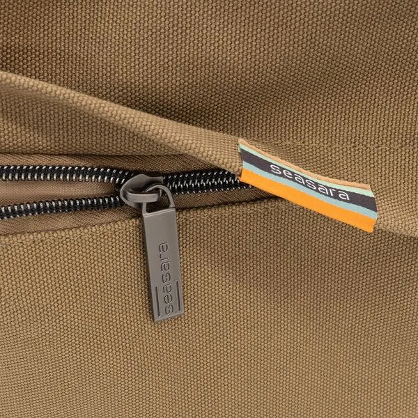 seasara seasara Tasche Umhängetasche aus Bio-Baumwolle (Canvas), Camel, – Produktbild 7 von 8
