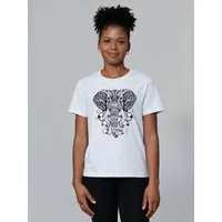 watapparel watapparel T-Shirt Frauen Mandala Elephant – Produktbild 1 von 1