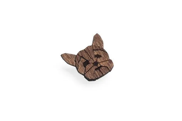 BeWooden BeWooden Brosche aus Holz – YorkShire – Produktbild 3 von 3