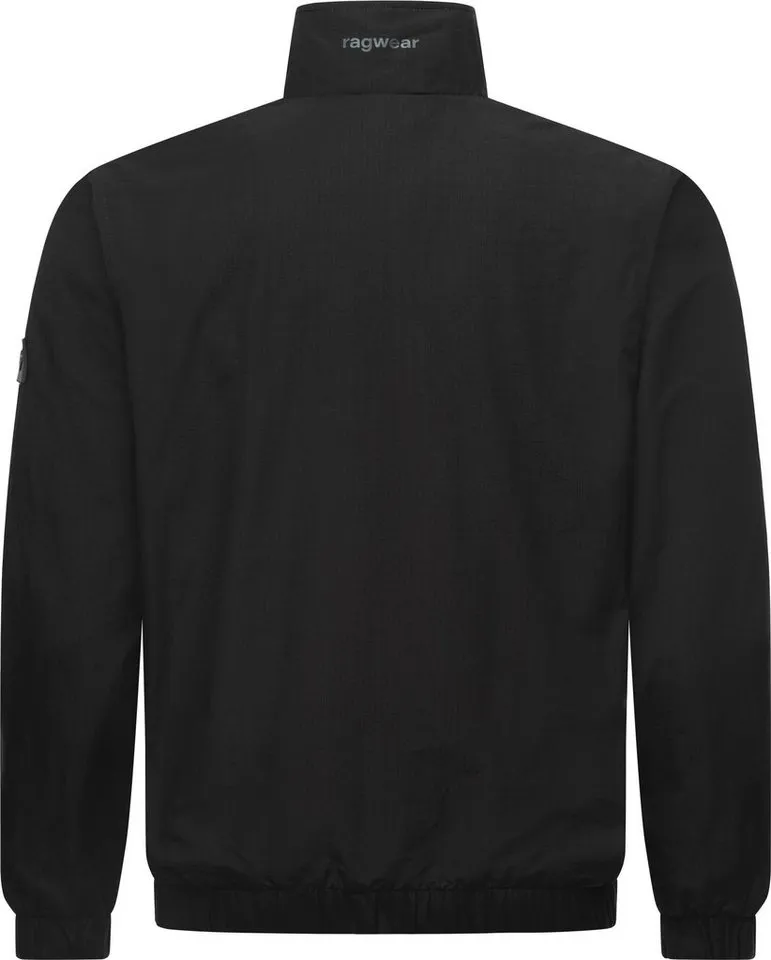 ragwear ragwear Outdoorjacke Holdeon Stylische Herren Übergangsjacke aus Ripstop-Material, Schwarz, – Produktbild 4 von 4