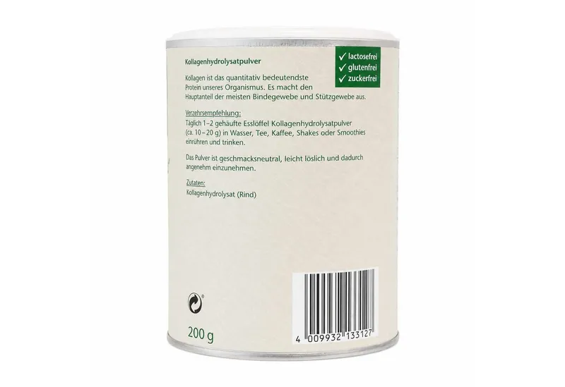 Doppelherz Doppelherz OPPELHERZ Kollagenpulver pure 200g Pulver – Produktbild 2 von 3