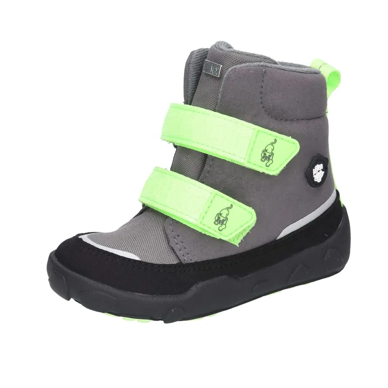 Affenzahn Affenzahn Vegan Comfy Panther für Kinder, grau, Größe 25 EU, Schwarz, – Produktbild 1 von 7