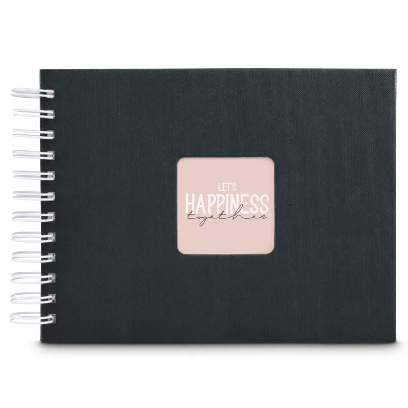 Hama Hama Spiral-Album "Fine Art", 24x17 cm, 50 weiße Seiten, New Black – Produktbild 3 von 5