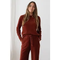 TWOTHIRDS TWOTHIRDS Damen vegan Sweater Eparses Weinrot – Produktbild 1 von 1