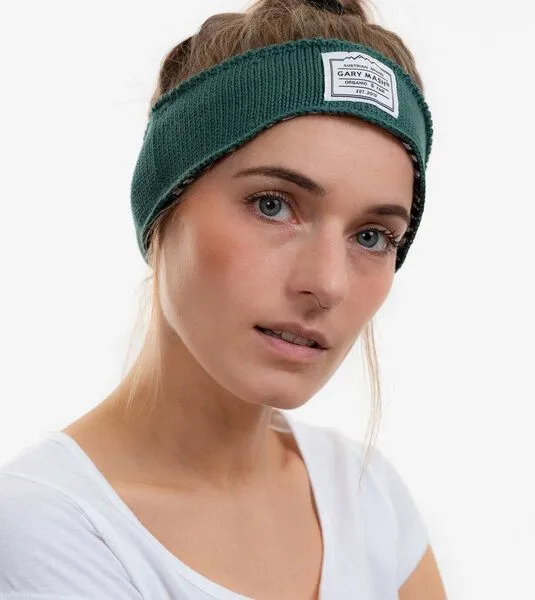 Gary Mash GARY MASH Stirnband Aspen aus Biobaumwolle, Grün, – Produktbild 1 von 4