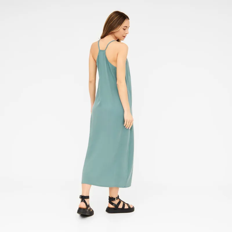 WiDDA Widda Damen vegan Kleid Maxisi Aqua Mint, Teal, – Produktbild 1 von 2
