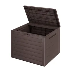 Casaria® Gartenbox Lille 190L Braun in Holzoptik wetterfest abschließbar – Produktbild 1 von 1