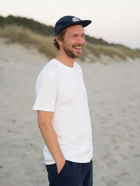 FUXBAU FUXBAU Männer Basic T-Shirt, Weiß, – Produktbild 2 von 4