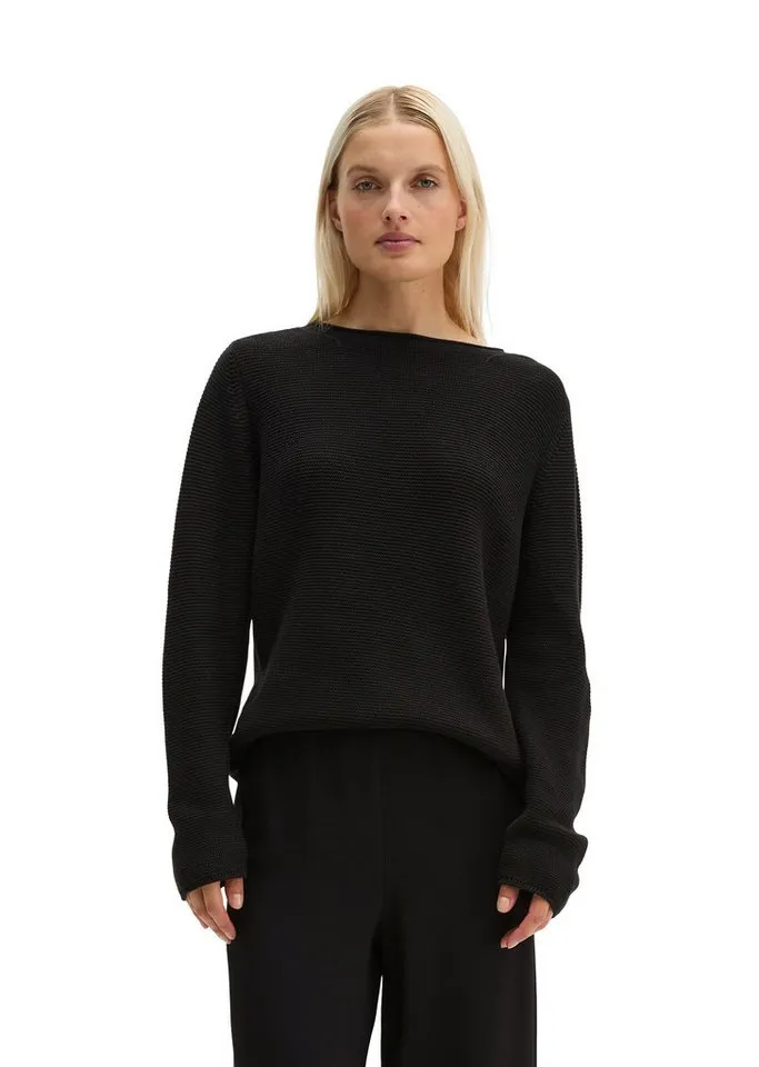 Marc O'Polo Marc O'Polo Strickpullover regular aus Organic Cotton, Schwarz, – Produktbild 1 von 5