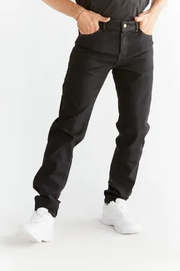 Evermind Evermind Herren vegan Jeans Stretch Slim Coal Schwarz – Produktbild 1 von 1