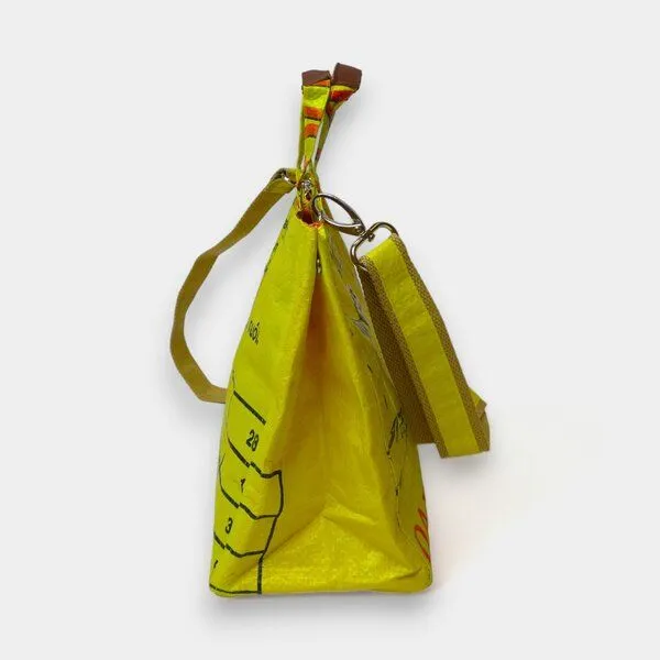 REFISHED fair fashion REFISHED fair fashion Tasche 'ISOLDE BAG', #fish gelb-dollar, – Produktbild 4 von 6