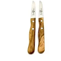 Olivenholz erleben Olivenholz erleben Gemüse- / Schälmesser mit gerader Klinge mit Olivenholzgriff – Produktbild 1 von 1