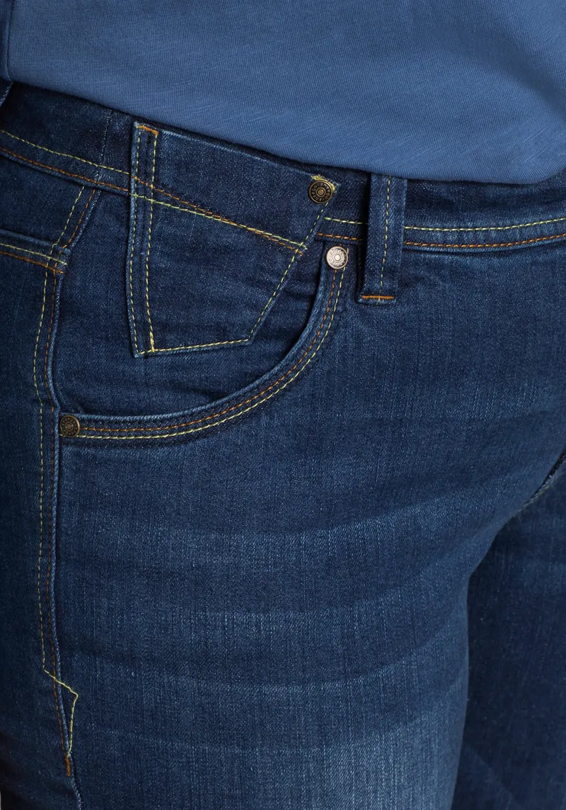 sheego Gerade Jeans blue denim, Blue denim, – Produktbild 2 von 2
