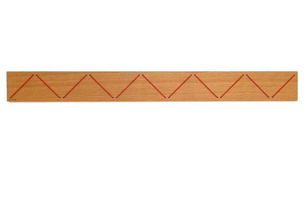 klotzaufklotz klotzaufklotz Bilderleiste Holz, Rot, – Produktbild 4 von 6