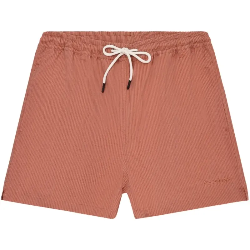 KnowledgeCotton Apparel Badehose KnowledgeCotton Apparel Seersucker, Rouge, – Produktbild 1 von 1