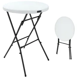 Casaria® Casaria Deuba Stehtisch aus Kunststoff, 80 cm – Produktbild 1 von 1