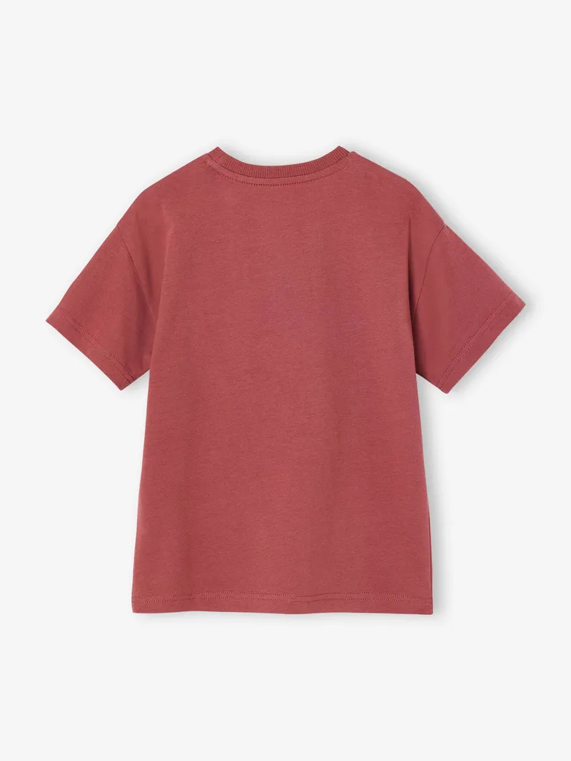 Vertbaudet T-Shirt mit Dschungelprint und Baumwolle Jungen, Terrakotta, – Produktbild 2 von 3