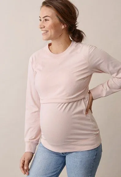 Boob Umstands- und Stillpullover B. warmer Sweatshirt von boob, Lavender, – Produktbild 1 von 1