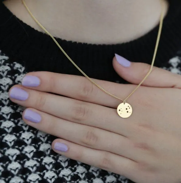 BELLYBIRD Jewellery BELLYBIRD Jewellery Sternzeichen Kette Echtgold, Gold, – Produktbild 2 von 7