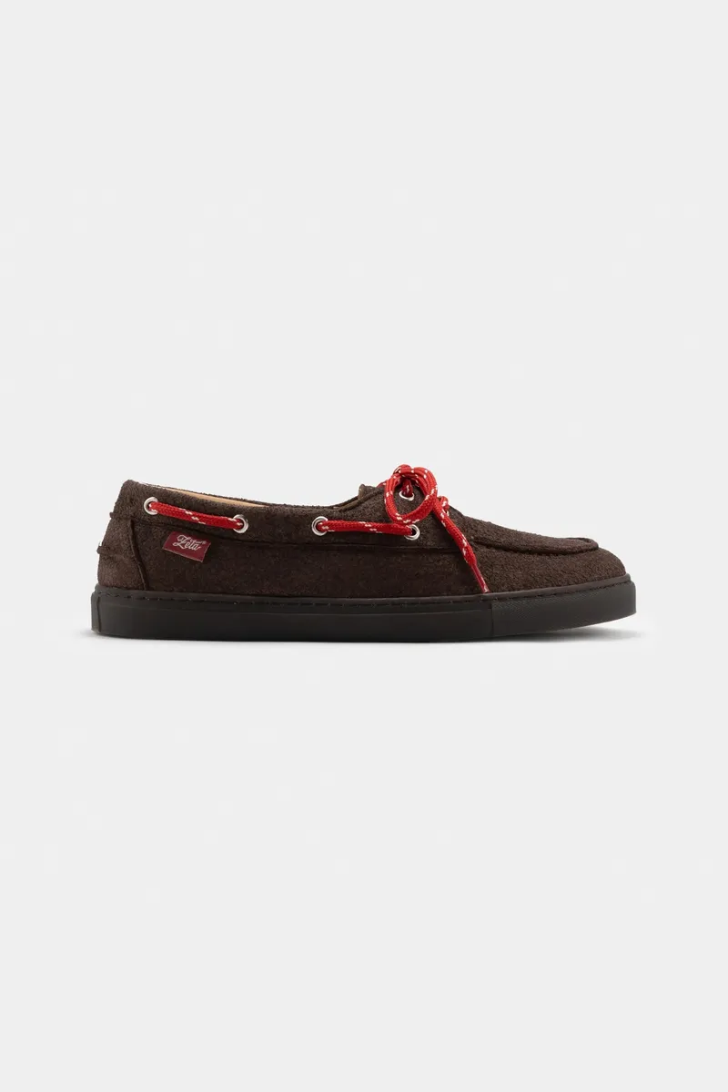 Zèta Zèta Damen vegan Schuhe Lagos Hairy Chocolate Brown, Braun, – Produktbild 1 von 2