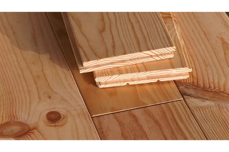 woodstore24 Massivholzdielen französische Seekiefer 21 x 146 x 2000 mm, roh (1,17 m²/Paket) – Produktbild 1 von 1