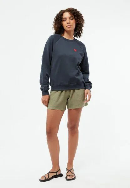 Givn Berlin Givn Berlin Sweater GBYARA (Heart) aus Bio-Baumwolle mit Stickerei, Midnight blue, – Produktbild 2 von 4