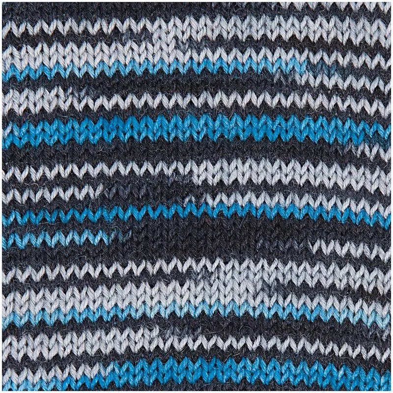 Wolle Rödel Wolle Rödel Strumpfwolle Streifencolor Grau/Royal, Grau/royal, – Produktbild 1 von 1