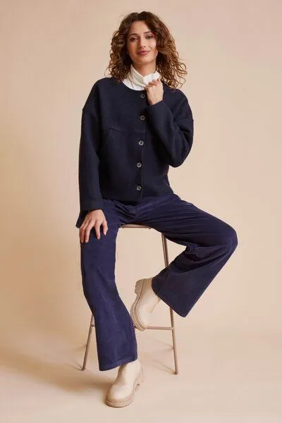 LANA Organic LANA Organic Wolljacke, Modell Brooke, Marine, – Produktbild 2 von 4